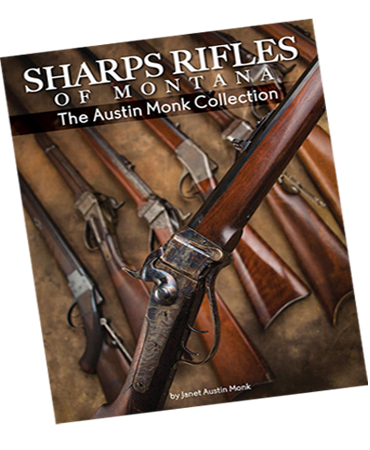Book by Janet Monk 
          about Austin Monk's Sharps Rifles collection